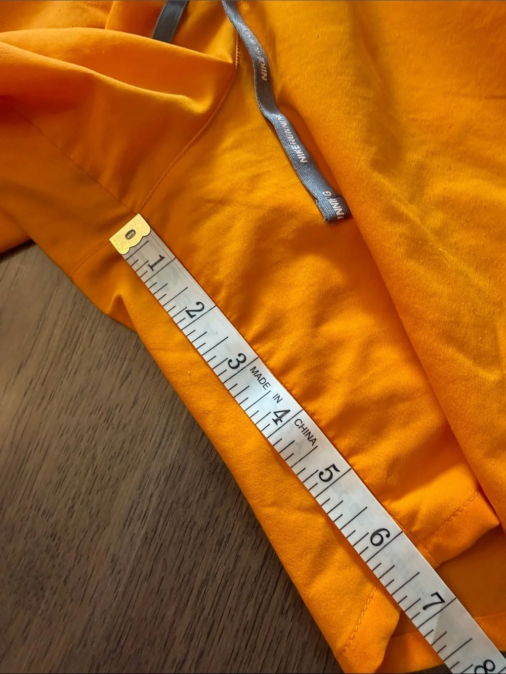 Men's Bright Orange Running Shorts